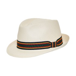 Original Panama Hat Indy Leather Natural | ΚΑΠΕΛΑ GIORGIO HATTER